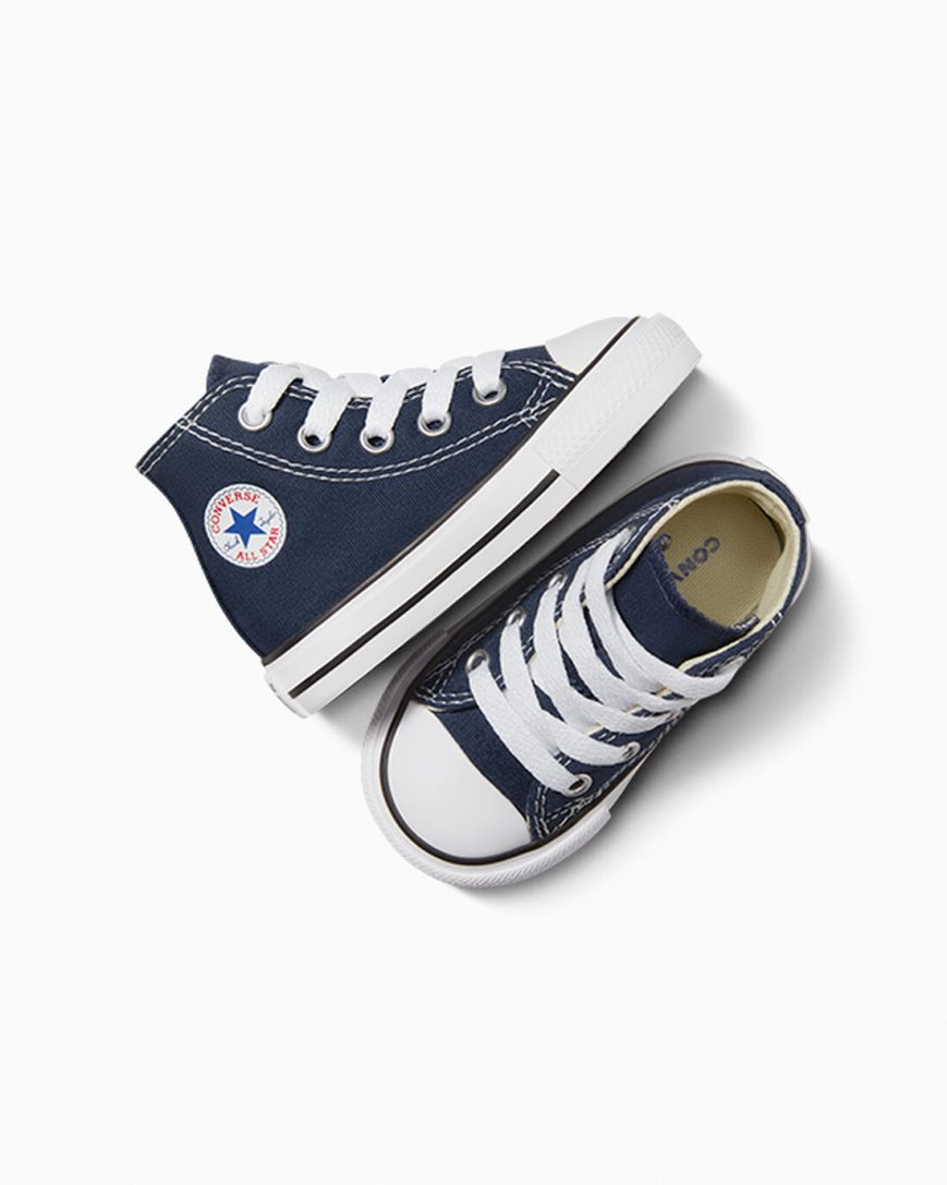 Tenisi Inalti Baieti Converse Chuck Taylor All Star Clasici Bleumarin | RO IOX13R356